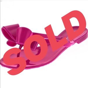 Dizzy Bow Jellies Pink 40 9 Sandals Flip Flops